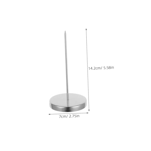 UTHCLO Metall Menüspieß mit Basis Robuster Gerader Spike Halter für Restaurant Küche Büro Kassentheke Stilvoller Ticket Halter UTHCLO Metall Menüspieß mit Basis Robuster Gerader Spike Halter für Restaurant Küche Büro Kassentheke Stilvoller Ticket Halter von UTHCLO