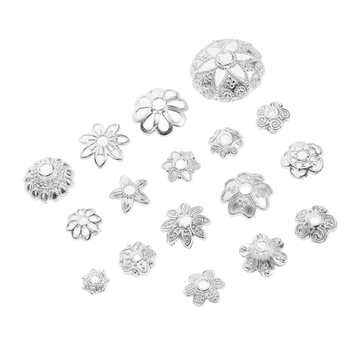 UTHCLO Metall Perlenkappen Blumenform DIY Schmuckzubehör für Armbandherstellung Bastelperlen Endkappen für Einzigartigen Schmuck UTHCLO Metall Perlenkappen Blumenform DIY Schmuckzubehör für Armbandherstellung Bastelperlen Endkappen für Einzigartigen Schmuck von UTHCLO