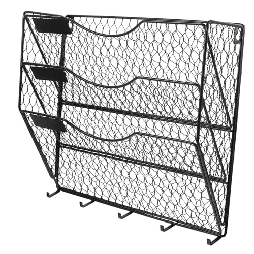 UTHCLO Metall Wand Magazinhalter Hängender Wandkorb Stufiger Drahtkorb Wandorganizer für Büro Wohnzimmer Briefablage Zeitschriftenhalter Platzsparend und Modern UTHCLO Metall Wand Magazinhalter Hängender Wandkorb Stufiger Drahtkorb Wandorganizer für Büro Wohnzimmer Briefablage Zeitschriftenhalter Platzsparend und Modern von UTHCLO