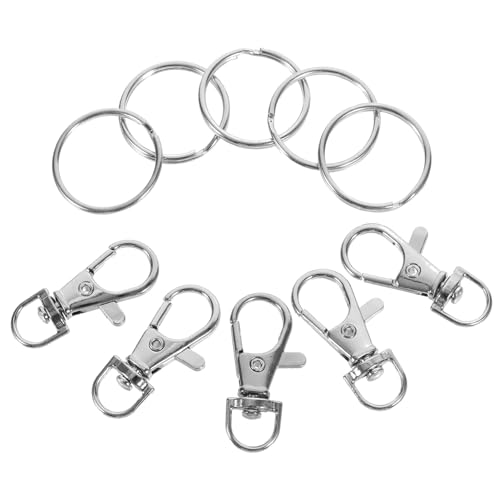 UTHCLO Metallschnalle Karabinerverschluss Teiliges Schlüsselringe Schlüsselschnallen für DIY Handtaschen Rucksäcke und Bastelarbeiten UTHCLO Metallschnalle Karabinerverschluss Teiliges Schlüsselringe Schlüsselschnallen für DIY Handtaschen Rucksäcke und Bastelarbeiten von UTHCLO