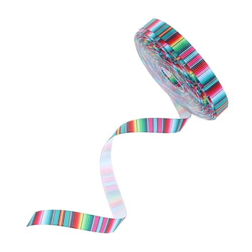 UTHCLO Mexikanisches Cinco De Mayo Geschenkband aus Polyester Breit DIY Bastelband für Schleifen Kränze Partydekoration Vielseitiges Geschenkverpackungsband von UTHCLO