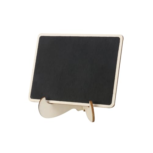 UTHCLO Mini Kreidetafel mit Stabilem Holz Staffelei Stand Abnehmbar Rustikales Design Leichtes Mini Blackboard Schild für Hochzeit Tischkarten Party DIY Beschriftung Vielseitig Einsetzbar von UTHCLO