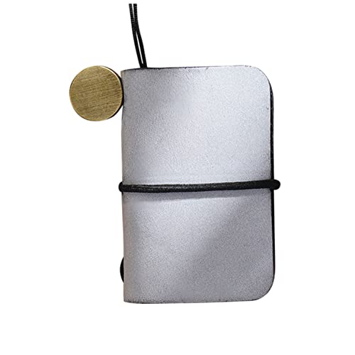 UTHCLO Mini Notizblock Handliches Notizbuch aus Mattem Schwarzem Wachsleder Bürobedarf für Office Worker und Studenten Tragbares Schreibheft für Schule und Home Office Kompakte für UTHCLO Mini Notizblock Handliches Notizbuch aus Mattem Schwarzem Wachsleder Bürobedarf für Office Worker und Studenten Tragbares Schreibheft für Schule und Home Office Kompakte für von UTHCLO