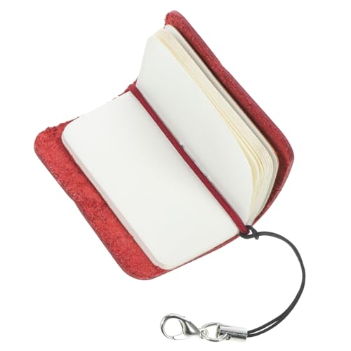 UTHCLO Mini Notizbuch Handliches Notizblock für Studenten und Büroangestellte Praktische Schreibwaren für Home Office Matte Wachshaut in Weinrot und Portabel für Alltag und Reisen UTHCLO Mini Notizbuch Handliches Notizblock für Studenten und Büroangestellte Praktische Schreibwaren für Home Office Matte Wachshaut in Weinrot und Portabel für Alltag und Reisen von UTHCLO