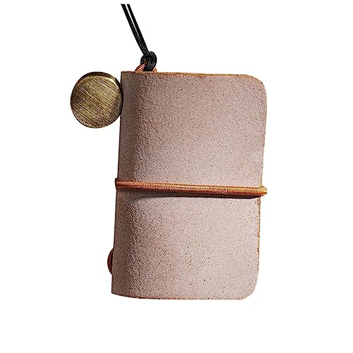 UTHCLO Mini Notizbuch Handliches Notizpad Kraftpapier Braun Schreibheft für Schule Büro Studenten Tragbares Tagebuch für Notizen und Planung Unterwegs Vielseitiges Schreibzubehör von UTHCLO
