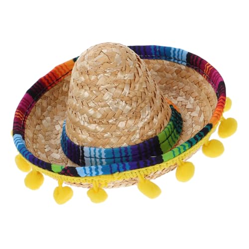 UTHCLO Mini Sombrero Partyhut für Hunde und Katzen Handgefertigt Mexikanischer Stil Bunte Farbauswahl Vielseitiger Fiesta Hut für Kostüm und Geburtstagsfeiern UTHCLO Mini Sombrero Partyhut für Hunde und Katzen Handgefertigt Mexikanischer Stil Bunte Farbauswahl Vielseitiger Fiesta Hut für Kostüm und Geburtstagsfeiern von UTHCLO