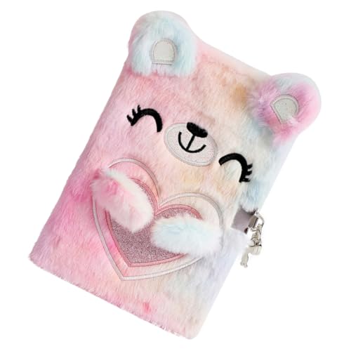 UTHCLO Notizbuch Plüsch mit Schloss Cartoon Bär Notizblock Tagebuch Gefärbt für Mädchen Privatsphäresicher Praktisch als Geschenk und Schulzubehör UTHCLO Notizbuch Plüsch mit Schloss Cartoon Bär Notizblock Tagebuch Gefärbt für Mädchen Privatsphäresicher Praktisch als Geschenk und Schulzubehör von UTHCLO