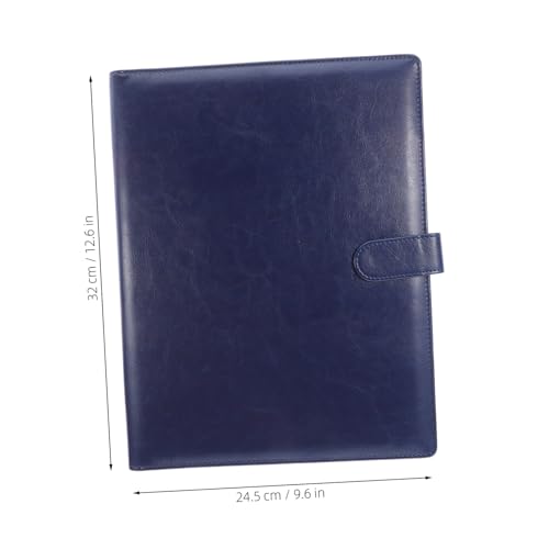 UTHCLO PU Schreibmappe mit Multi fächern und Klemmbrett Leichter Dokumenten organizer mit Stiftschlaufe Business Portfolio Ordner für Büro und Konferenzen Blau UTHCLO PU Schreibmappe mit Multi fächern und Klemmbrett Leichter Dokumenten organizer mit Stiftschlaufe Business Portfolio Ordner für Büro und Konferenzen Blau von UTHCLO