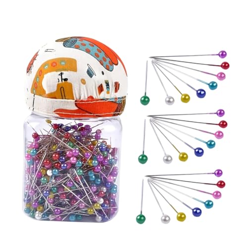 UTHCLO Positionierungsnadeln mit Nähnadeln Geraden Stecknadeln für Stoff Aufbewahrungsflasche mit Nadelkissen Deckel Geeignet für DIY Dekoration Schmuck und Nähprojekte UTHCLO Positionierungsnadeln mit Nähnadeln Geraden Stecknadeln für Stoff Aufbewahrungsflasche mit Nadelkissen Deckel Geeignet für DIY Dekoration Schmuck und Nähprojekte von UTHCLO