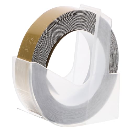 UTHCLO Prägeetikettenband Gold Manuelles Etikettierband für Haushalts Büroorganisation Langlebige Strukturierte Aufkleber für Lagerkennzeichnung Preis Dokumentenmarkierung UTHCLO Prägeetikettenband Gold Manuelles Etikettierband für Haushalts Büroorganisation Langlebige Strukturierte Aufkleber für Lagerkennzeichnung Preis Dokumentenmarkierung von UTHCLO