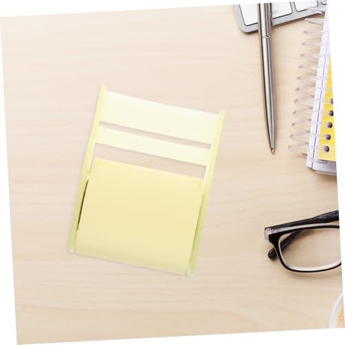 UTHCLO Praktische Selbstklebende Memo Sticker Kleine Handliche Notizzettel Beidseitig Beschreibbar Vielseitig Verwendbare Haftmarker für Büro Schule und Zuhause Gelbe Kreative von UTHCLO