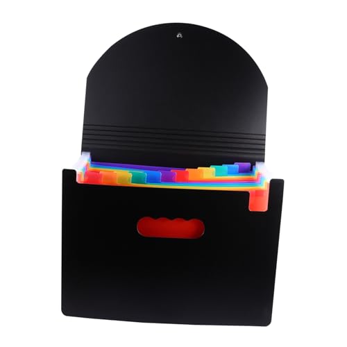UTHCLO Praktischer Regenbogen ordner mit Fächern und Deckel Leichter Aktenordner zur Dokumentenorganisation Mehrschichtige Fächermappe für Schule und Büro Kompakte Aufbewahrung UTHCLO Praktischer Regenbogen ordner mit Fächern und Deckel Leichter Aktenordner zur Dokumentenorganisation Mehrschichtige Fächermappe für Schule und Büro Kompakte Aufbewahrung von UTHCLO