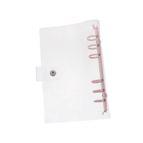UTHCLO Praktischer Transparenter PVC Ordner für Lose Leichte Langlebige Hülle für Notizen Tagebuch Planung und Vielseitige Nutzung für Schüler und Berufstätige von UTHCLO