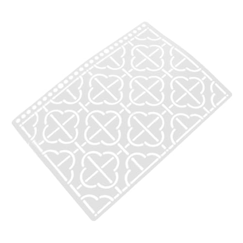 UTHCLO Quiltschablone aus Robustem PP Farblich Sichtbar Präzises Patchwork Näh stencil Langlebig und Reißfest für DIY Quilten und Stickvorlagen von UTHCLO