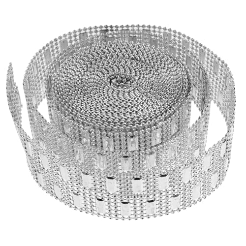 UTHCLO Rhinestone Ribbon für Dekoration Glänzendes Selbstklebendes Strassband Breit für Hochzeit Bastelprojekte und Mehr von UTHCLO