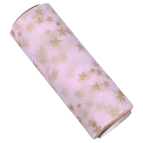 UTHCLO Rollen Tischrockdekoration funkeln Partydekorationen Fiesta Braut- Stoff hochzeitsgeschenke hochzeitsgeldgeschenk blumenring Road Lead Decoration hochzeitsdeko schwarzes Garn Rosa von UTHCLO