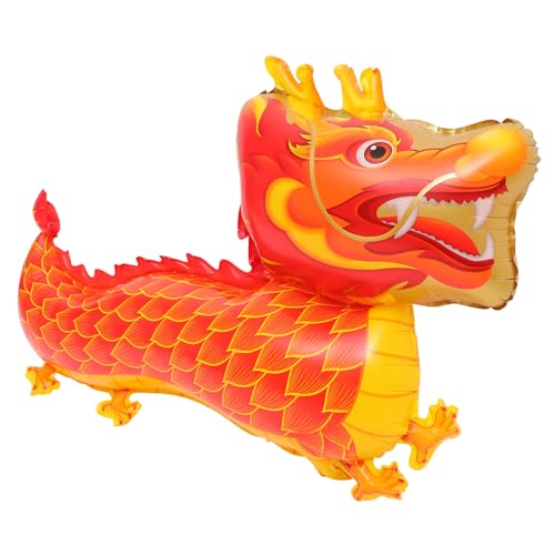 UTHCLO Roter Drachen Folienballon Chinesisches Neujahr Dekoration Frühling Festival Party Deko für Innen und Außen mit Lebendigem Drachenmotiv als Fotorequisite und Familienfeier UTHCLO Roter Drachen Folienballon Chinesisches Neujahr Dekoration Frühling Festival Party Deko für Innen und Außen mit Lebendigem Drachenmotiv als Fotorequisite und Familienfeier von UTHCLO