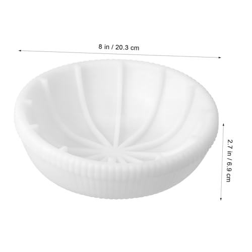 UTHCLO Runde Silikon-schüssel-form für Epoxidharz Gießen Flexible Detailreiche DIY Form für Schmuck Beton Kerzenhalter Aufbewahrungsbehälter Vielseitig für Bastelprojekte von UTHCLO