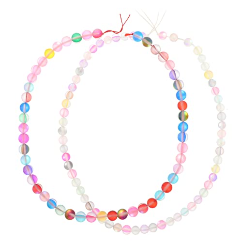 UTHCLO Saiten DIY Schmuckperlen Kristallperlen für Armbänder Leuchtende Lose Perlen für Handwerksprojekte Schmuckzubehör für von UTHCLO