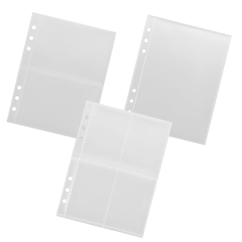 UTHCLO Sammelkarten Album Nachfüllseiten Einseitig Klarsichtfolien Fotohüllen Fächer Halbtransparent Beschichtet für Kartenalbum Zubehör UTHCLO Sammelkarten Album Nachfüllseiten Einseitig Klarsichtfolien Fotohüllen Fächer Halbtransparent Beschichtet für Kartenalbum Zubehör von UTHCLO