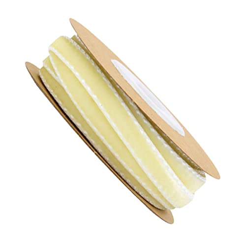 UTHCLO Samt Wickelband Flockenband für DIY Dekorationen Hochwertiges Stoffband Beige für Kleidung Haarschmuck und Party und Bastelaccessoires UTHCLO Samt Wickelband Flockenband für DIY Dekorationen Hochwertiges Stoffband Beige für Kleidung Haarschmuck und Party und Bastelaccessoires von UTHCLO