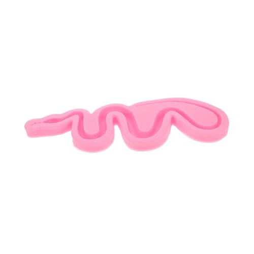 UTHCLO Schlangenform Silikonform schmuckherstellung bastelmaterial Gießformen Kieselgel Rosa von UTHCLO