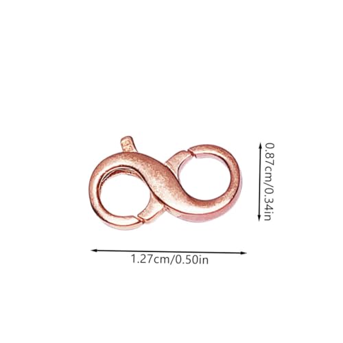 UTHCLO Schmuckverbinder Doppelöffnung Karabinerverschluss DIY Schmuckverschlüsse Klein Kompakt Langlebig für Halsketten Armbänder Handgemacht UTHCLO Schmuckverbinder Doppelöffnung Karabinerverschluss DIY Schmuckverschlüsse Klein Kompakt Langlebig für Halsketten Armbänder Handgemacht von UTHCLO