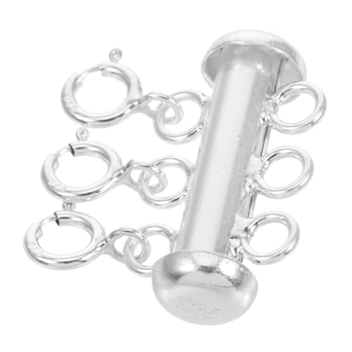 UTHCLO Schnalle Einer Perlenkette Multi-halsketten-layering-verschluss Slide-lock-verschlüsse Halskette Abstandshalter Mehrlagige Halsketten Mit Verschluss Für Damen Silver Silber- UTHCLO Schnalle Einer Perlenkette Multi-halsketten-layering-verschluss Slide-lock-verschlüsse Halskette Abstandshalter Mehrlagige Halsketten Mit Verschluss Für Damen Silver Silber- von UTHCLO