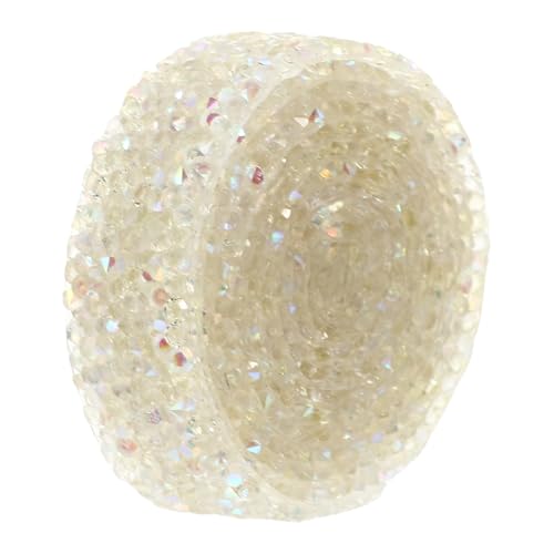 UTHCLO Selbstklebendes Resin Strassband Transparent Weiß DIY Bastelband für Schmuck und Bekleidungszubehör Leichtes Vielseitiges Klebeband für Verpackung und Dekoration UTHCLO Selbstklebendes Resin Strassband Transparent Weiß DIY Bastelband für Schmuck und Bekleidungszubehör Leichtes Vielseitiges Klebeband für Verpackung und Dekoration von UTHCLO