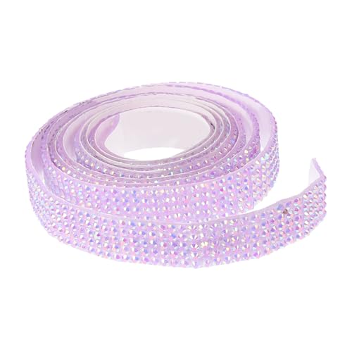 UTHCLO Selbstklebendes Strassband mit Flachem Harz Blingendes Bastelband für Textilien DIY Schmuck Schuhe Taschen Einfache Anwendung für Individuelle Dekoration von UTHCLO