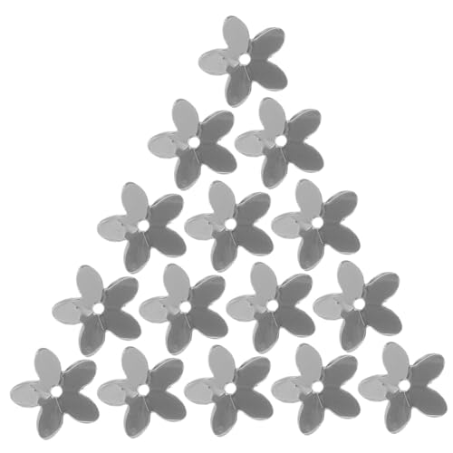 UTHCLO Silberfarbene Fünfblättrige Pvc blumen pailletten zum Aufnähen Wiederverwendbare DIY Bastelpailetten für Kleidung Taschen und Handwerksdekoration Sicheres Kunststoffmaterial UTHCLO Silberfarbene Fünfblättrige Pvc blumen pailletten zum Aufnähen Wiederverwendbare DIY Bastelpailetten für Kleidung Taschen und Handwerksdekoration Sicheres Kunststoffmaterial von UTHCLO
