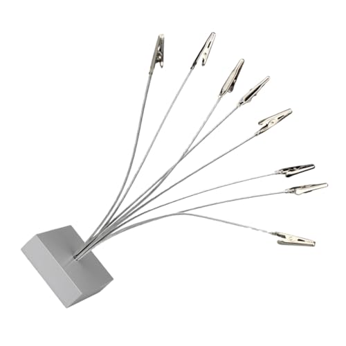 UTHCLO Silberner multifunktionaler Notizhalter aus Metall und Kunststoff Vielseitiger Memo und Fotoclipsständer für Büro Restaurant und Zuhause Dekorativer Kartenhalter für Tisch und UTHCLO Silberner multifunktionaler Notizhalter aus Metall und Kunststoff Vielseitiger Memo und Fotoclipsständer für Büro Restaurant und Zuhause Dekorativer Kartenhalter für Tisch und von UTHCLO