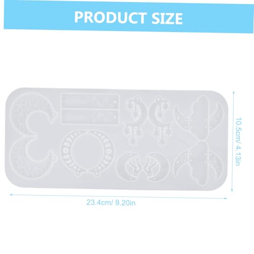 UTHCLO Silikon Ohrschmuck Gießform Flexibel Wiederverwendbar für DIY Anhänger Mondform Ohrringe Anhänger Silikonform für Schmuckherstellung Langlebig und Leicht zu Entformen UTHCLO Silikon Ohrschmuck Gießform Flexibel Wiederverwendbar für DIY Anhänger Mondform Ohrringe Anhänger Silikonform für Schmuckherstellung Langlebig und Leicht zu Entformen von UTHCLO