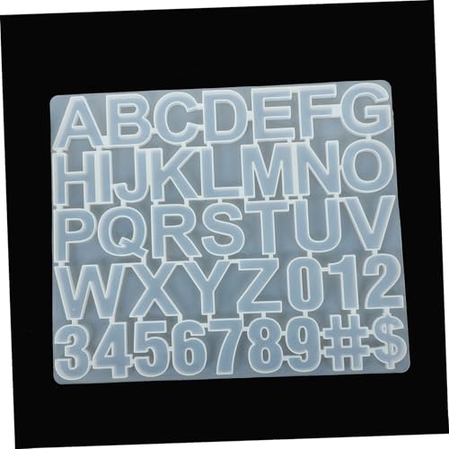 UTHCLO Silikonform Buchstaben und Zahlen für DIY Schmuckanhänger Flexible Wiederverwendbare Silikon Gießform für Epoxidharz Kreative Bastelideen Langlebiges Material für Individuelle UTHCLO Silikonform Buchstaben und Zahlen für DIY Schmuckanhänger Flexible Wiederverwendbare Silikon Gießform für Epoxidharz Kreative Bastelideen Langlebiges Material für Individuelle von UTHCLO