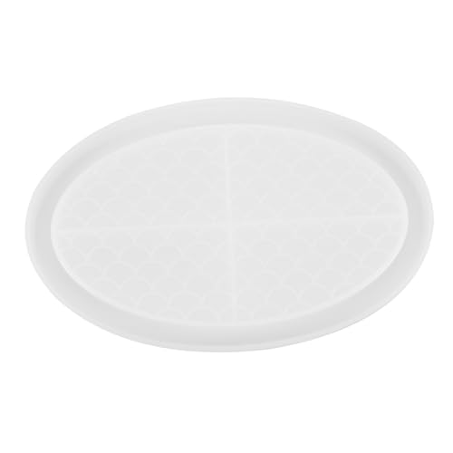 UTHCLO Silikonform Fischschuppen Design Ovales DIY Tablett Gießform Wiederverwendbar Flexibel Kreativ für Schmuckhalter Kerzenhalter Seifenablage und Aufbewahrung UTHCLO Silikonform Fischschuppen Design Ovales DIY Tablett Gießform Wiederverwendbar Flexibel Kreativ für Schmuckhalter Kerzenhalter Seifenablage und Aufbewahrung von UTHCLO
