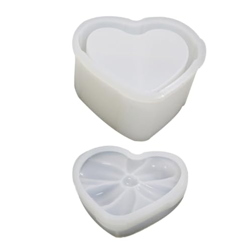 UTHCLO Silikonform Herz Geschenkbox mit Deckel Wiederverwendbar Elastisch und Reißfest DIY Epoxidharz Gießform für Kreative Aufbewahrungsboxen und Bastelzubehör UTHCLO Silikonform Herz Geschenkbox mit Deckel Wiederverwendbar Elastisch und Reißfest DIY Epoxidharz Gießform für Kreative Aufbewahrungsboxen und Bastelzubehör von UTHCLO