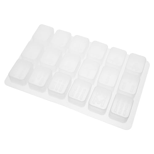 UTHCLO Silikonform Mahjong DIY Gießform für Epoxidharz Silikon Gießformen Bastelset Leicht Tragbar Für Kreative Mahjongplatten Herstellung Mit Robustem Silikon Material von UTHCLO