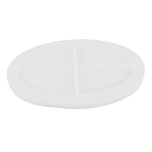 UTHCLO Silikonform Ovales Tray DIY Silikon Gießform Epoxidharz Bastelset Schmucktablett Langlebig Leicht Entformbar Kreativ Gestalten von UTHCLO