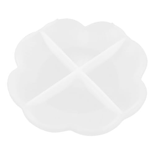 UTHCLO Silikonform Tablett DIY Tray Form für Schmuckaufbewahrung Epoxidharz Gießform Wiederverwendbar Kleine Runde Silikonform für Heim Bürodeko von UTHCLO