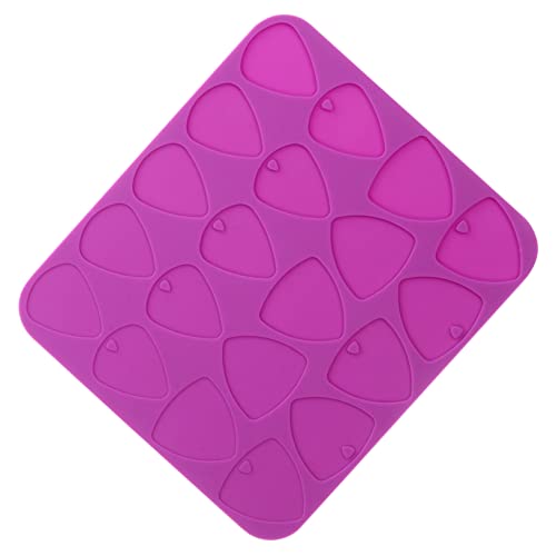 UTHCLO Silikonform für Gitarren Picks DIY Gießform für Plectrums mit Spiegelglatter Oberfläche für Schlüsselanhänger und Schmuckgestaltung von UTHCLO