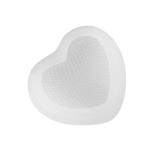 UTHCLO Silikonform für Seifenherstellung Herzform Wiederverwendbar Flexible DIY Seifenform Mini Umweltfreundlich Geruchsneutral Für Küche Backen von UTHCLO