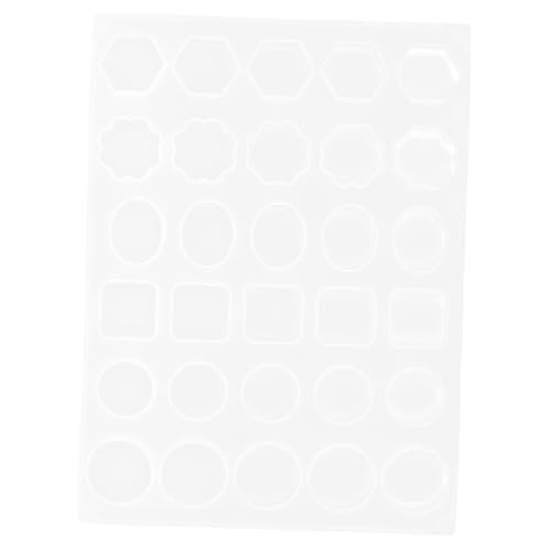 UTHCLO Silikonform für Wachssiegel mit Geometrischen Mustern Fach Gießform für Einladungen und Bastelprojekte Leicht und Flexibel für Massenproduktion von Wachssiegeln von UTHCLO