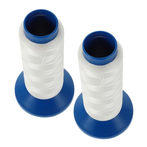 UTHCLO Sticknähgarn Strapazierfähig Maschinenstickgarn Polstergarn Zum Nähen Brother Stickgarn Nylon Verlängerungsgarn Nylonfaden Polyester Weiß 2 Stück UTHCLO Sticknähgarn Strapazierfähig Maschinenstickgarn Polstergarn Zum Nähen Brother Stickgarn Nylon Verlängerungsgarn Nylonfaden Polyester Weiß 2 Stück von UTHCLO