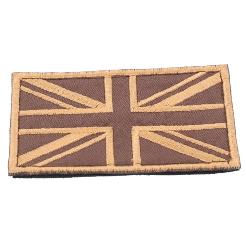 UTHCLO Stoffetikett Mit Union Jack-aufnäher Union-jack-aufnäher Gestickte Fleckenaufkleber Stickereiflecken Gestickte Aufnäher Süße Patches Union Jack-applikation von UTHCLO