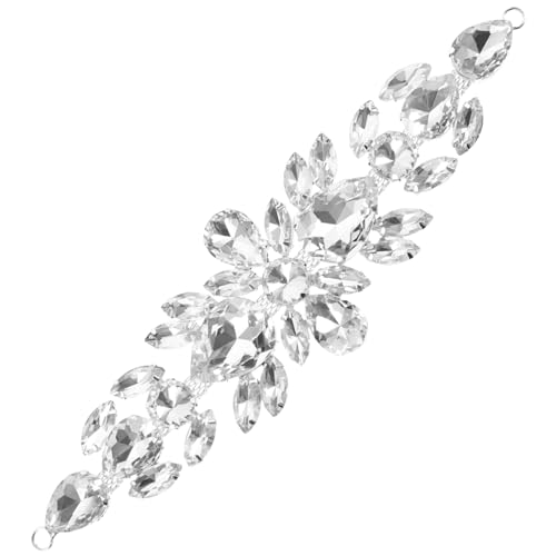 UTHCLO Strass Applikation Wasserfall Drop Design Weißer Strass für Kleidung Schuhe Taschen Handgefertigtes DIY Dekorationszubehör für Brautmode und Accessoires UTHCLO Strass Applikation Wasserfall Drop Design Weißer Strass für Kleidung Schuhe Taschen Handgefertigtes DIY Dekorationszubehör für Brautmode und Accessoires von UTHCLO