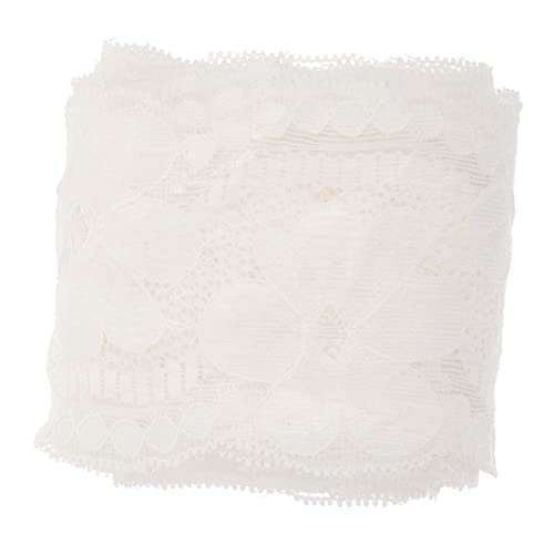 UTHCLO Stretch-Spitze DIY-Zubehör Schmuckborte Spitzenverzierung für Kleidung Spitzenbesatz dekorieren schwarze Spitze dünn DIY Kleid Spitzenbesatz dekorativer Kleiderstoff Nylongarn Weiß UTHCLO Stretch-Spitze DIY-Zubehör Schmuckborte Spitzenverzierung für Kleidung Spitzenbesatz dekorieren schwarze Spitze dünn DIY Kleid Spitzenbesatz dekorativer Kleiderstoff Nylongarn Weiß von UTHCLO