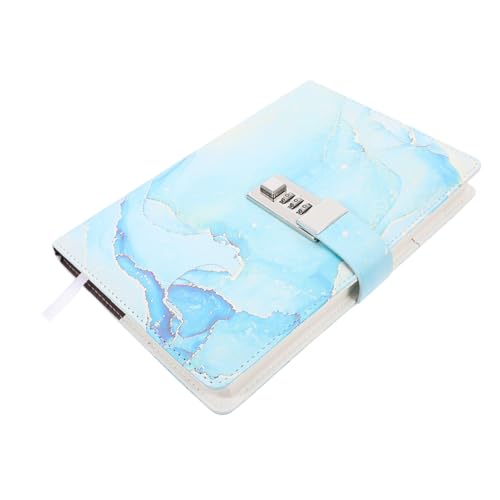 UTHCLO Tagebuch mit Schloss Verschließbares Notizbuch für Mädchen Kreatives Marble Writing Journal Vielseitiges Planer Tagebuch Stilvolles UV beschichtetes Design in Himmelblau UTHCLO Tagebuch mit Schloss Verschließbares Notizbuch für Mädchen Kreatives Marble Writing Journal Vielseitiges Planer Tagebuch Stilvolles UV beschichtetes Design in Himmelblau von UTHCLO