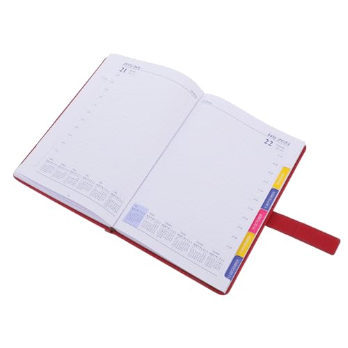 UTHCLO Tageskalender Englisch Tagesplaner mit Dickem Papier Kleiner Daily Planner Notizblock Wochen Monatsübersicht Vielseitiger Organizer für Studium Beruf Familie von UTHCLO