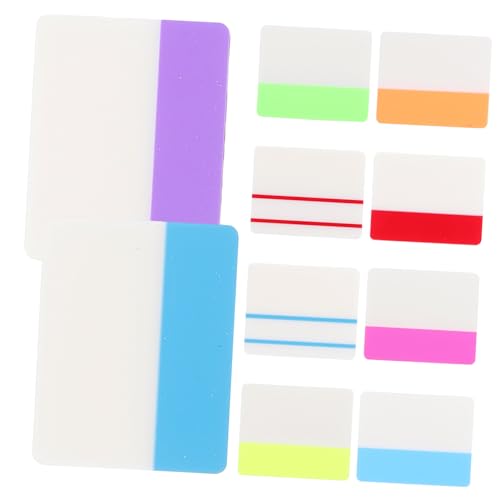 UTHCLO Teiliges Fluoreszierende Haftnotizen Transparente Memo Pads mit Glatter Schreibfläche Wiederverwendbare Notizzettel für Schüler und Büro Praktische Seitenmarker für Schule Büro UTHCLO Teiliges Fluoreszierende Haftnotizen Transparente Memo Pads mit Glatter Schreibfläche Wiederverwendbare Notizzettel für Schüler und Büro Praktische Seitenmarker für Schule Büro von UTHCLO