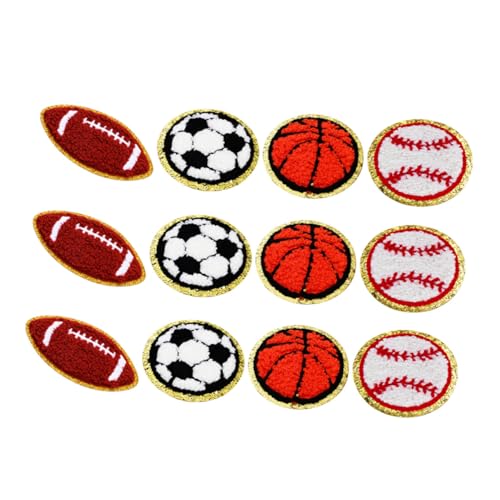 UTHCLO Teiliges Sport Bügelbild mit Basketball Baseball Fußball Football Applikationen Bestickte Strapazierfähige Polyester Patches zum Aufbügeln und Nähen für Kleidung Taschen Schuhe DIY UTHCLO Teiliges Sport Bügelbild mit Basketball Baseball Fußball Football Applikationen Bestickte Strapazierfähige Polyester Patches zum Aufbügeln und Nähen für Kleidung Taschen Schuhe DIY von UTHCLO